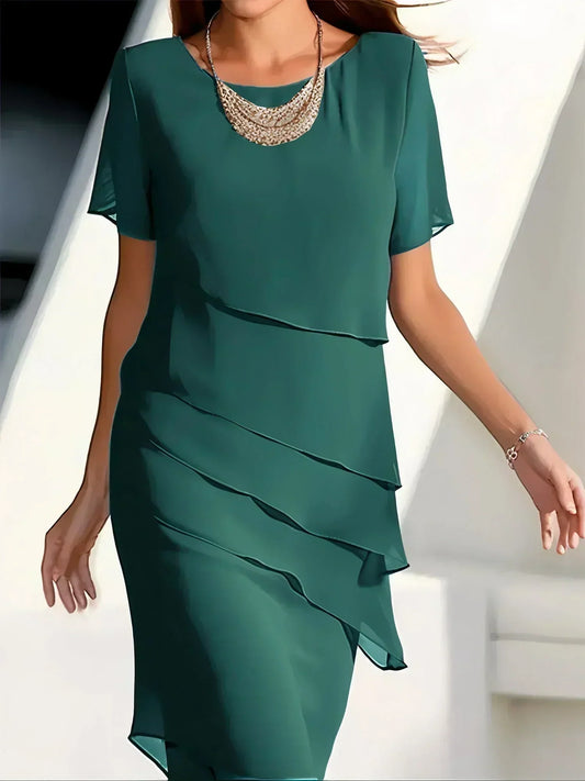 Sommerkleid Damen luftig elegant Abendkleid Frühling
