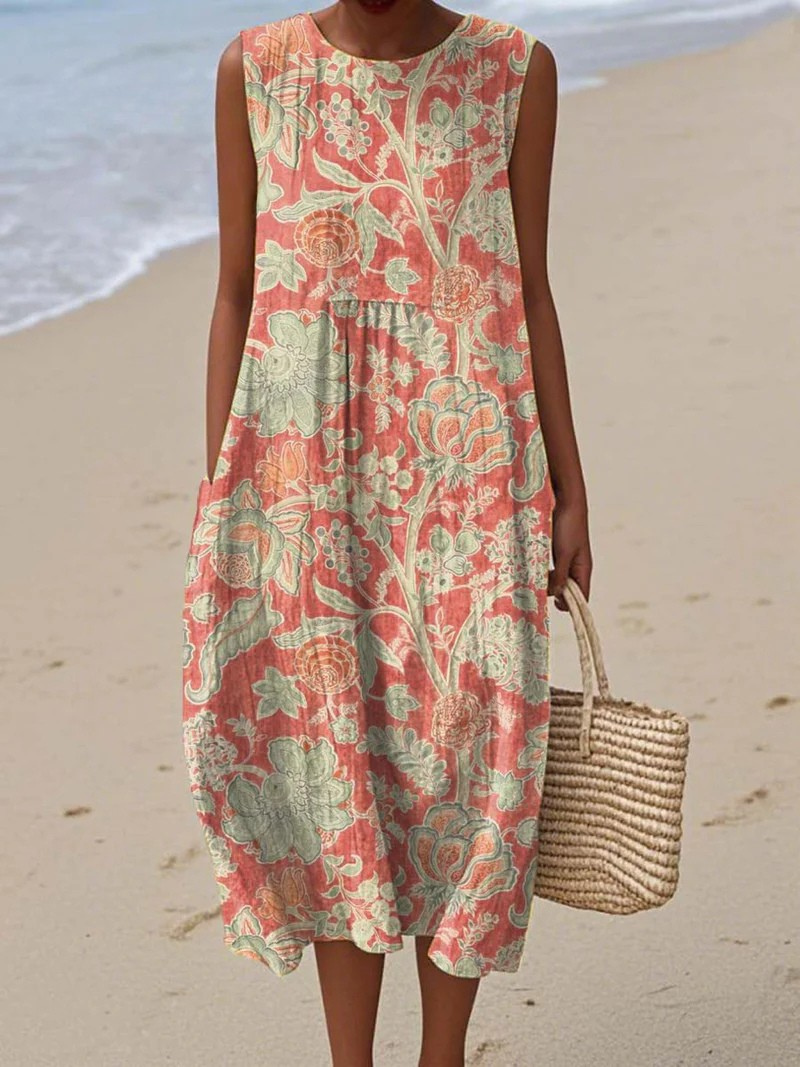 Sommerkleid Damen elegant luftig Sommerkleider Strandoutfit