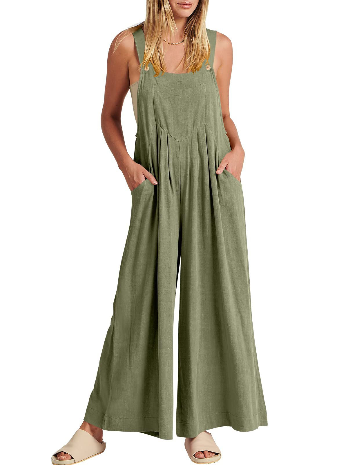 Hosenanzug Damen elegant lässiger Sommer Jumpsuit