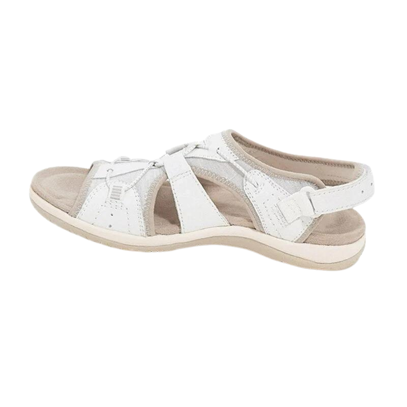 Sandalen Damen flach atmungsaktiv modische Sommerschuhe