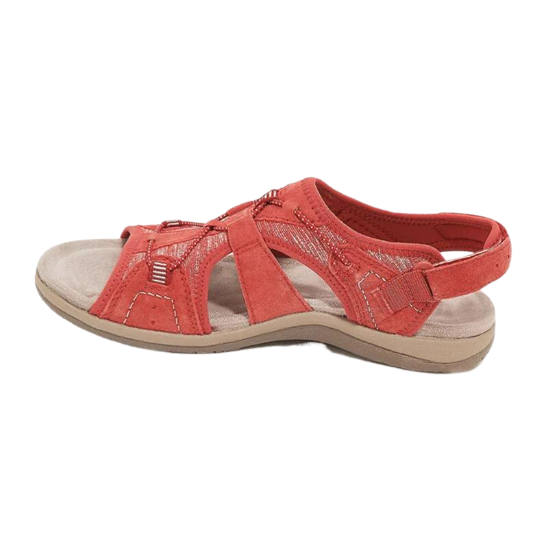Sandalen Damen flach atmungsaktiv modische Sommerschuhe