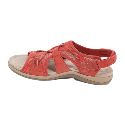 Sandalen Damen flach atmungsaktiv modische Sommerschuhe