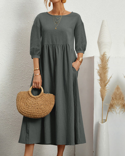 Midikleid Sommer Damen