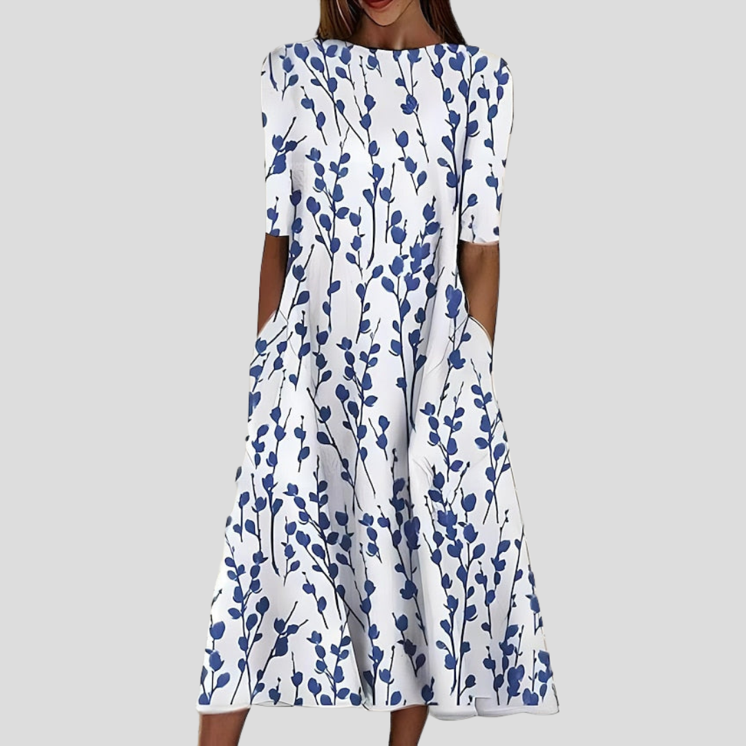 Sommerkleid Damen luftig midi Strandkleid