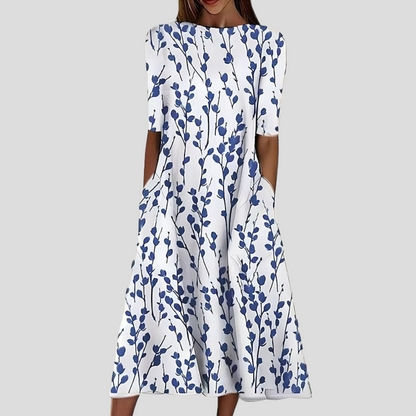 Sommerkleid Damen luftig midi Strandkleid