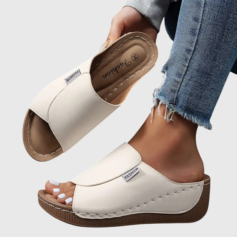 Plateau Sandalen bequem schicke Sommerschuhe