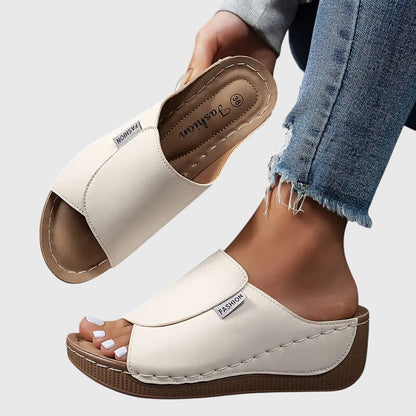 Plateau Sandalen bequem schicke Sommerschuhe