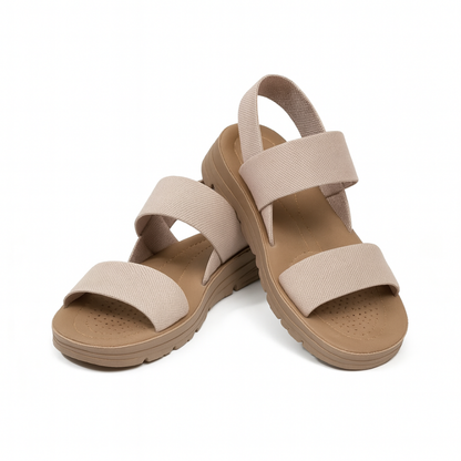 Sandalen Damen flach bequem leichte Sommerschuhe