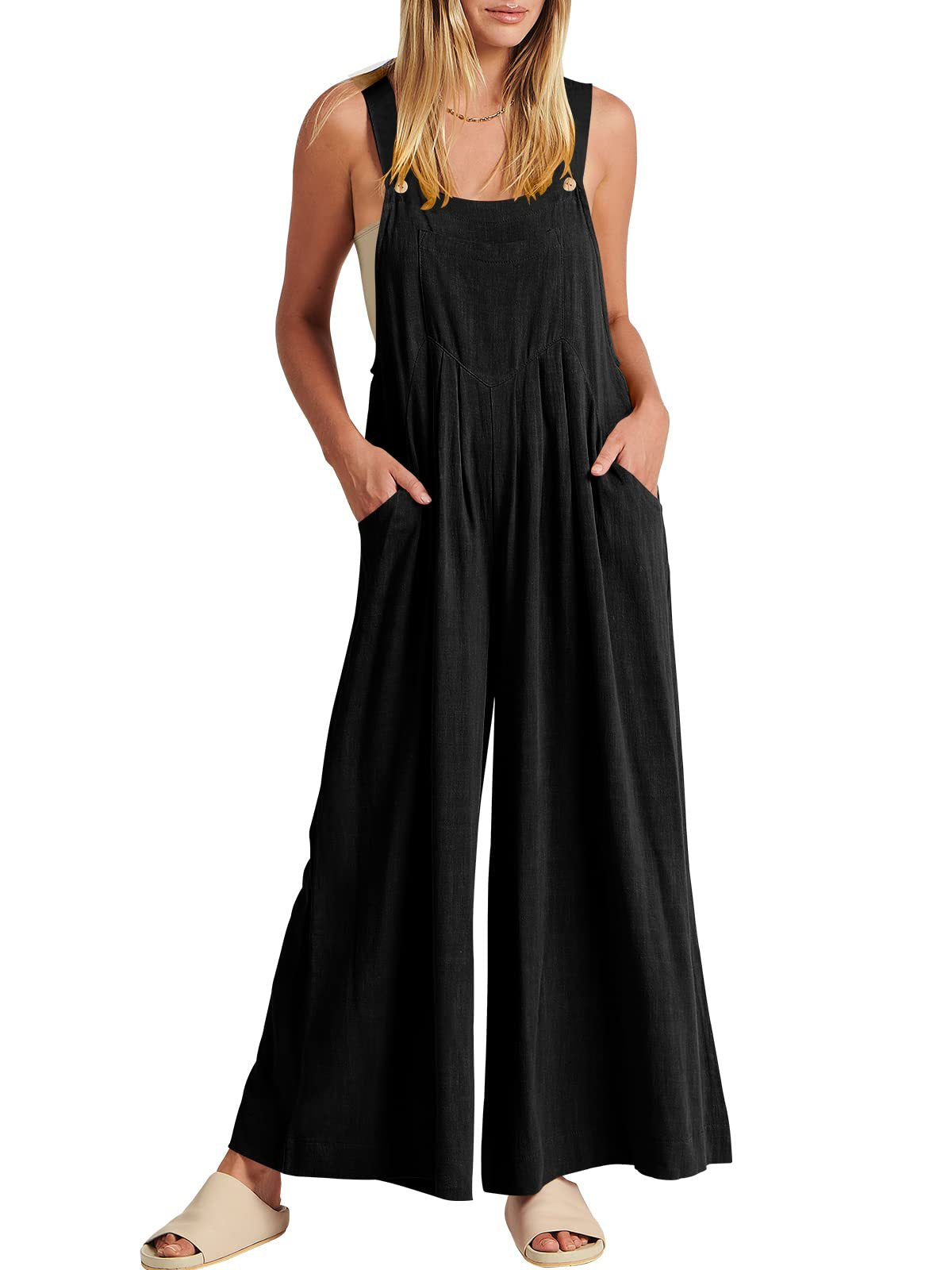 Hosenanzug Damen elegant lässiger Sommer Jumpsuit