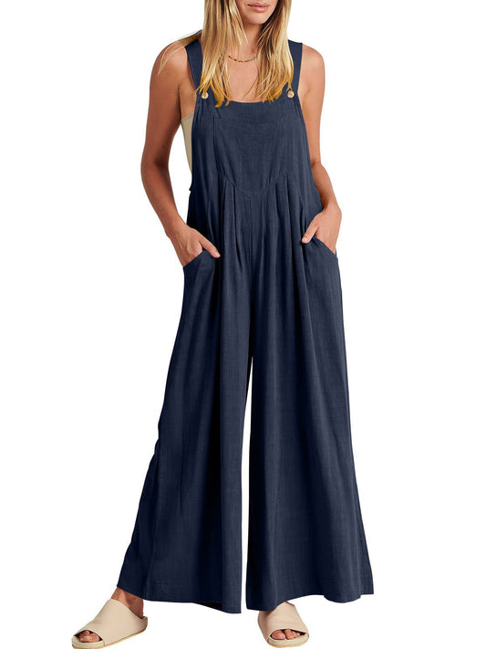 Hosenanzug Damen elegant lässiger Sommer Jumpsuit