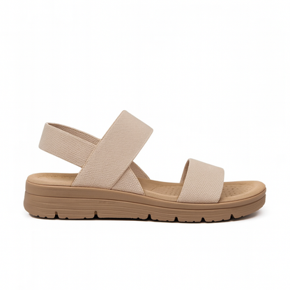 Sandalen Damen flach bequem leichte Sommerschuhe