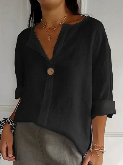 Blusen Damen elegant casual langarm shirts