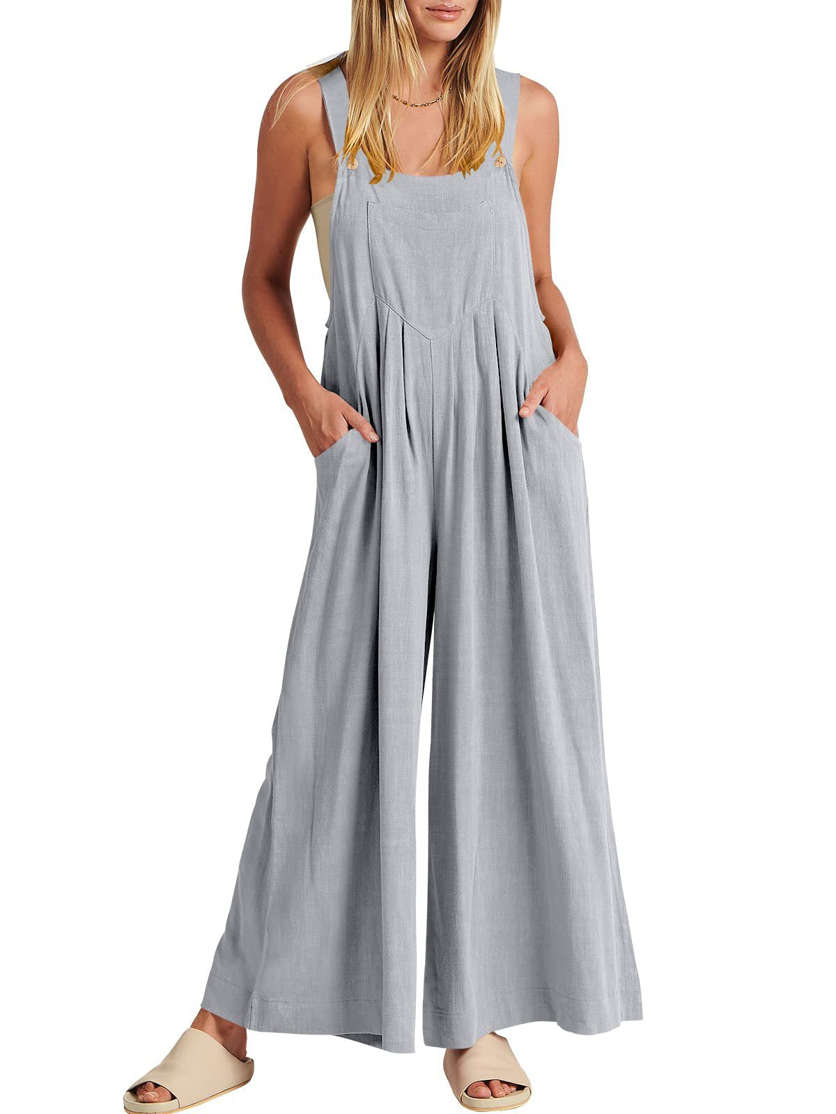 Hosenanzug Damen elegant lässiger Sommer Jumpsuit