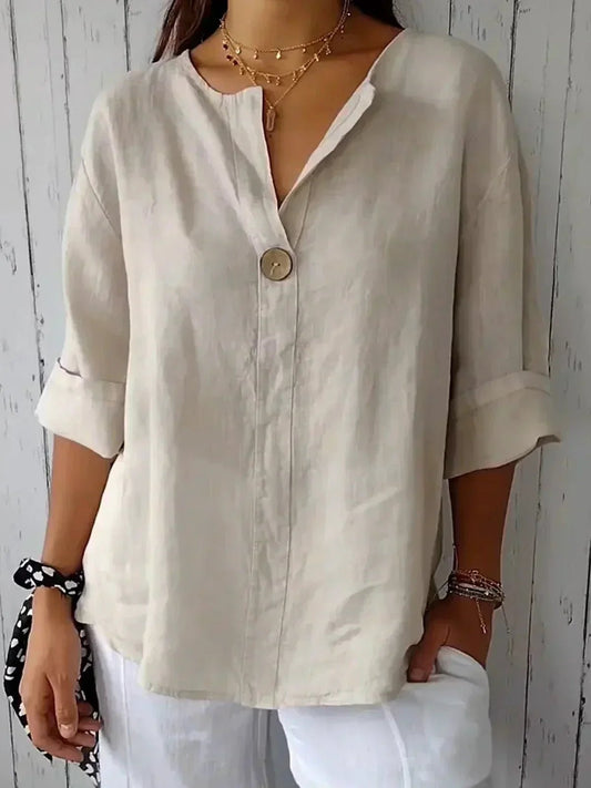 Blusen Damen elegant casual langarm shirts