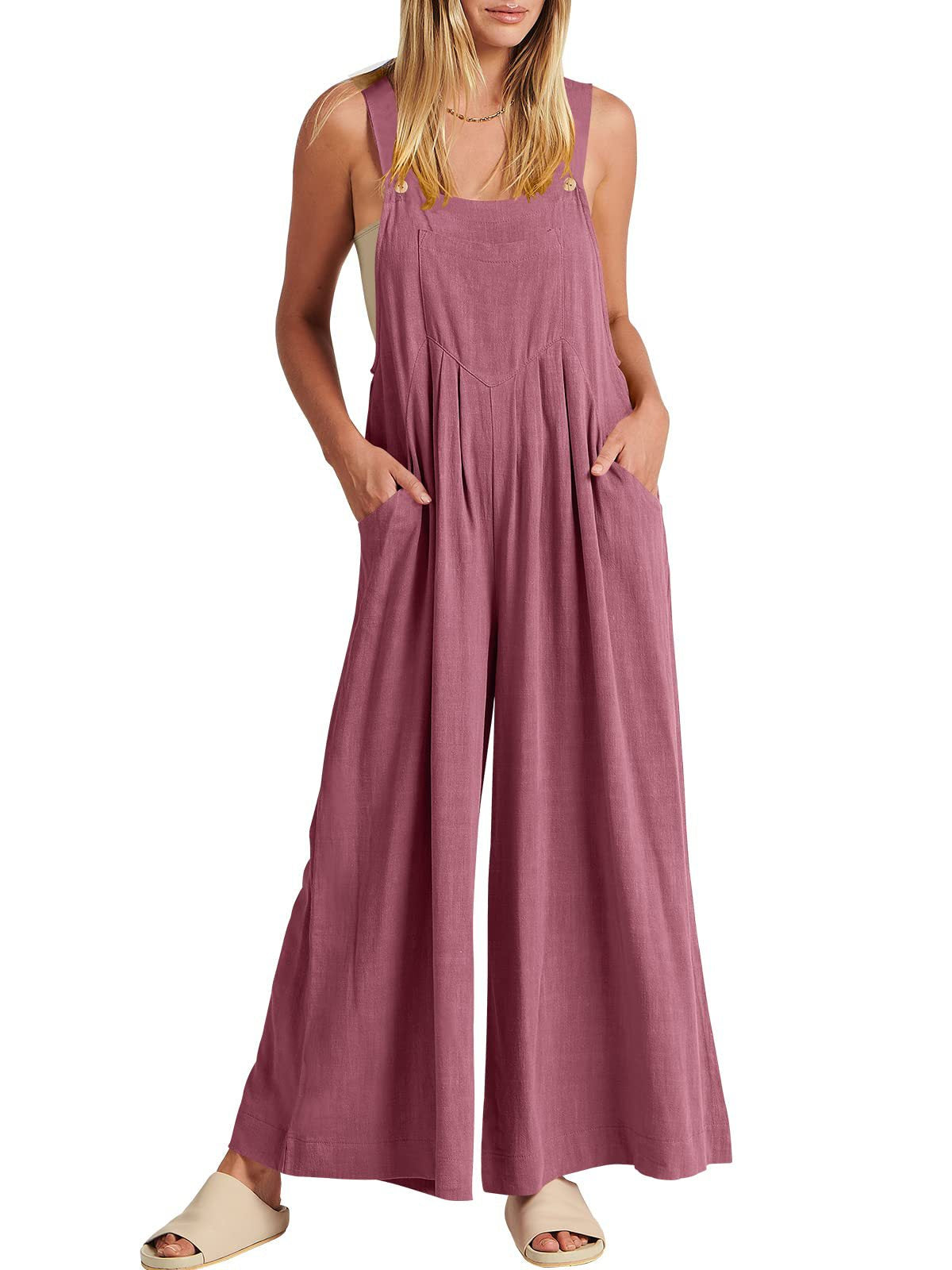 Hosenanzug Damen elegant lässiger Sommer Jumpsuit