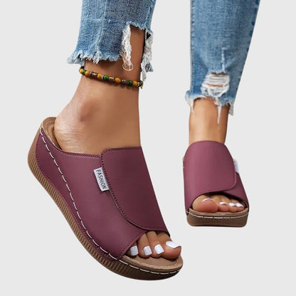 Plateau Sandalen bequem schicke Sommerschuhe