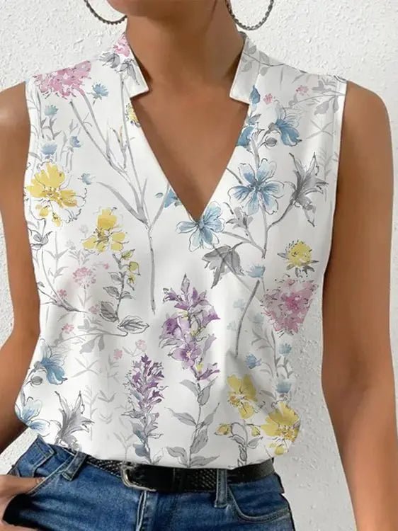 Blusen Damen elegant ärmellose Oberteile