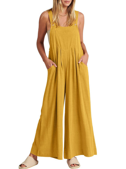 Hosenanzug Damen elegant lässiger Sommer Jumpsuit
