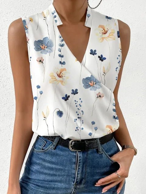 Blusen Damen elegant ärmellose Oberteile