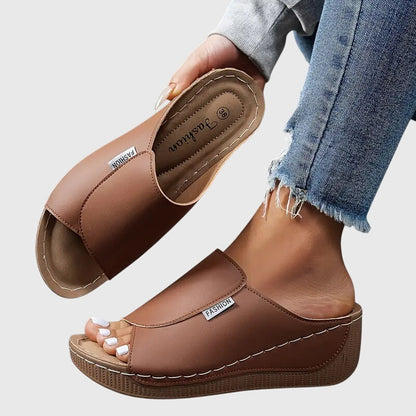 Plateau Sandalen bequem schicke Sommerschuhe