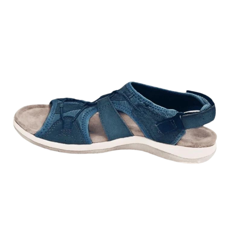 Sandalen Damen flach atmungsaktiv modische Sommerschuhe