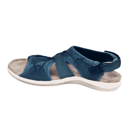 Sandalen Damen flach atmungsaktiv modische Sommerschuhe