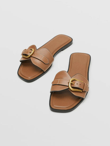 Sandalen Damen flach bequem leichte Sommerschuhe