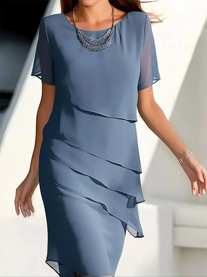 Sommerkleid Damen luftig elegant Abendkleid Frühling