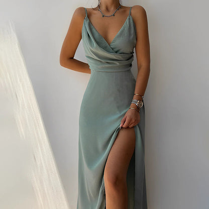 Maxikleider lang elegant schwarzes kleid