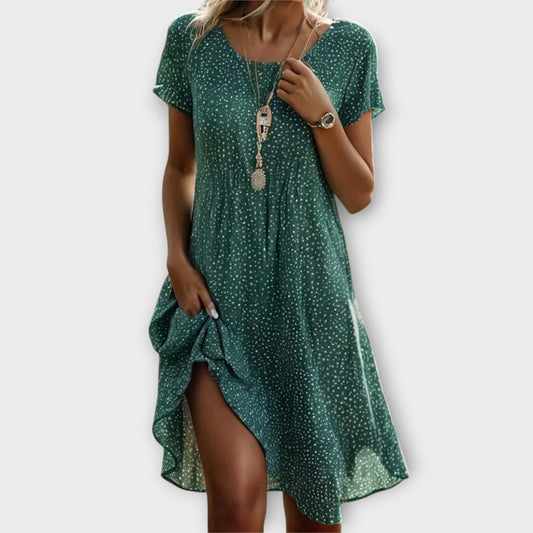 Sommerkleid Damen luftig elegant A-Linien Kleider