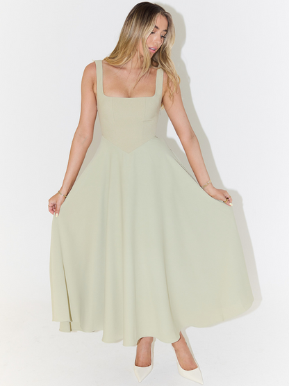 Sommerkleider Damen festlich elegant Abendkleid midi