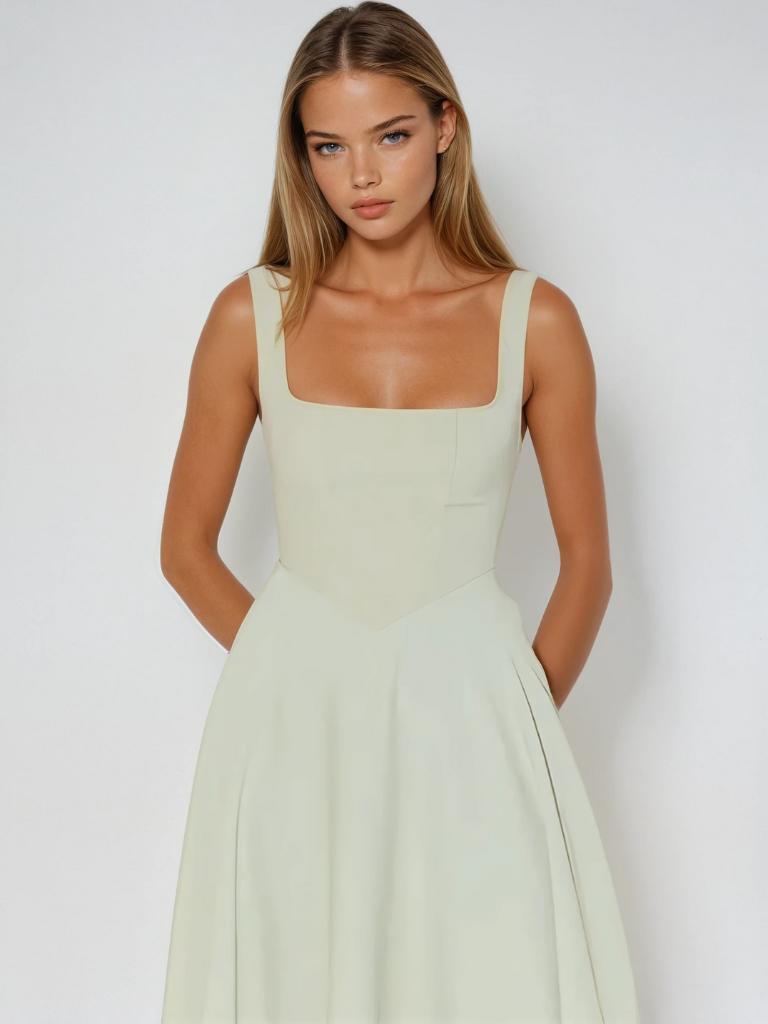 Sommerkleider Damen festlich elegant Abendkleid midi