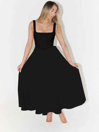 Sommerkleider Damen festlich elegant Abendkleid midi