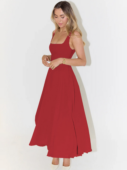 Sommerkleider Damen festlich elegant Abendkleid midi