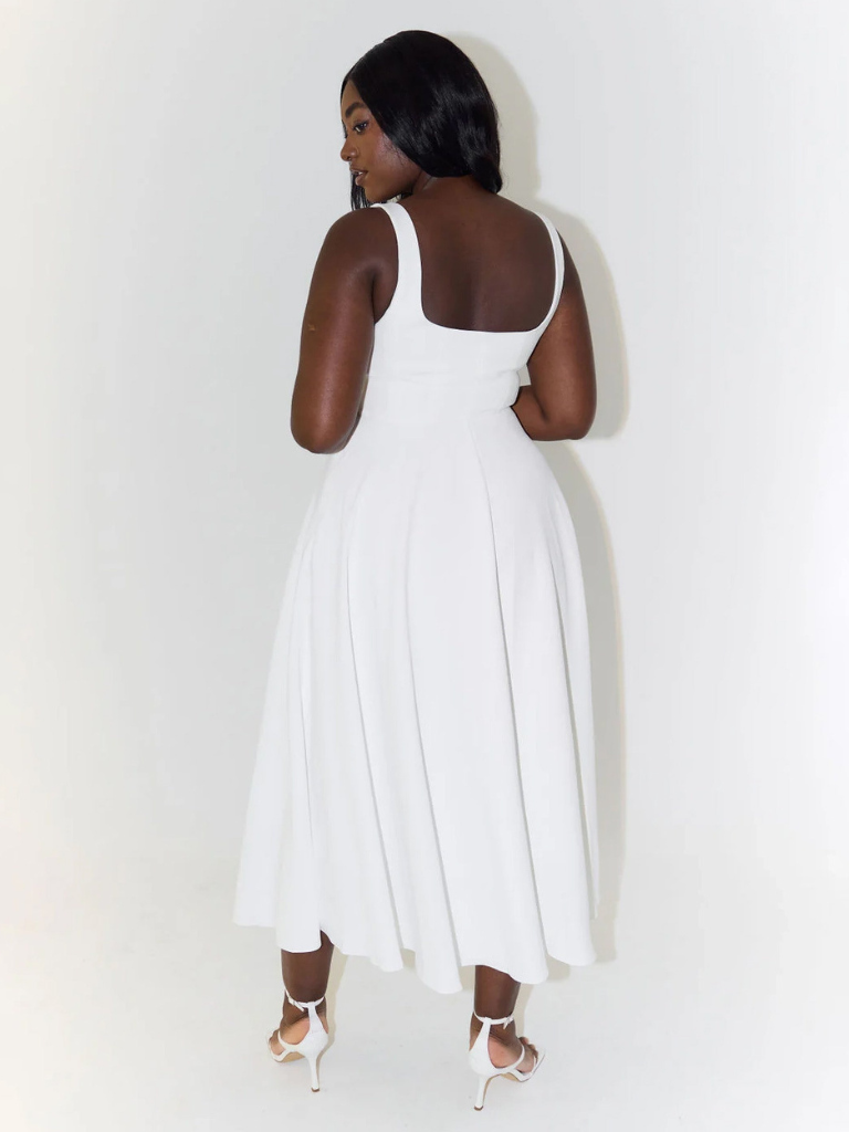 Sommerkleider Damen festlich elegant Abendkleid midi