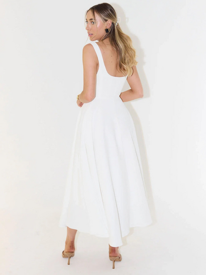 Sommerkleider Damen festlich elegant Abendkleid midi