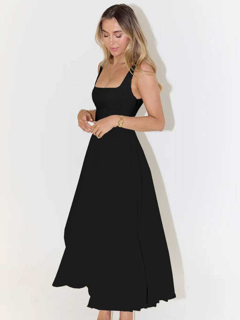 Sommerkleider Damen festlich elegant Abendkleid midi