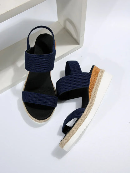 Plateau Sandalen bequem atmungsaktive Sommerschuhe