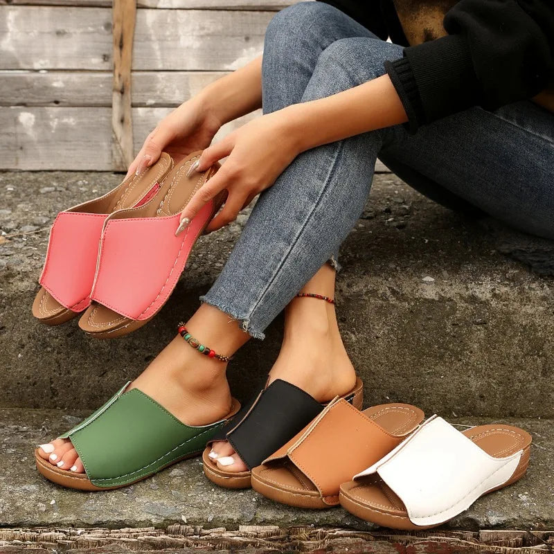 Sandalen Damen bequem elegant Sommerschuhe