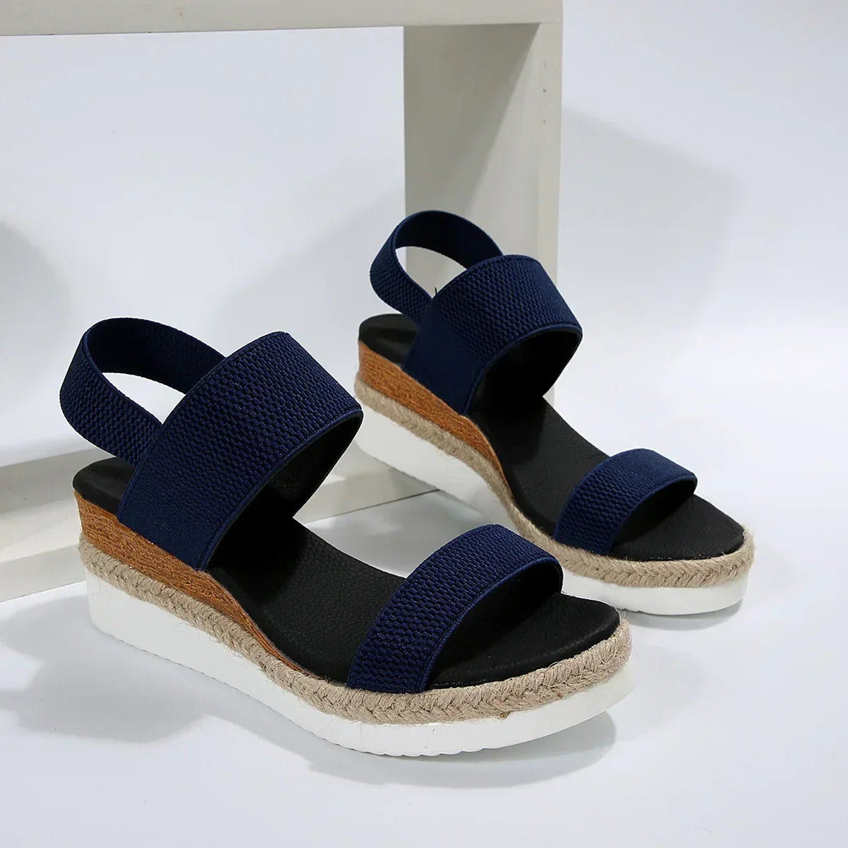 Plateau Sandalen bequem atmungsaktive Sommerschuhe