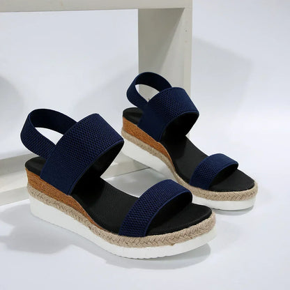 Plateau Sandalen bequem atmungsaktive Sommerschuhe