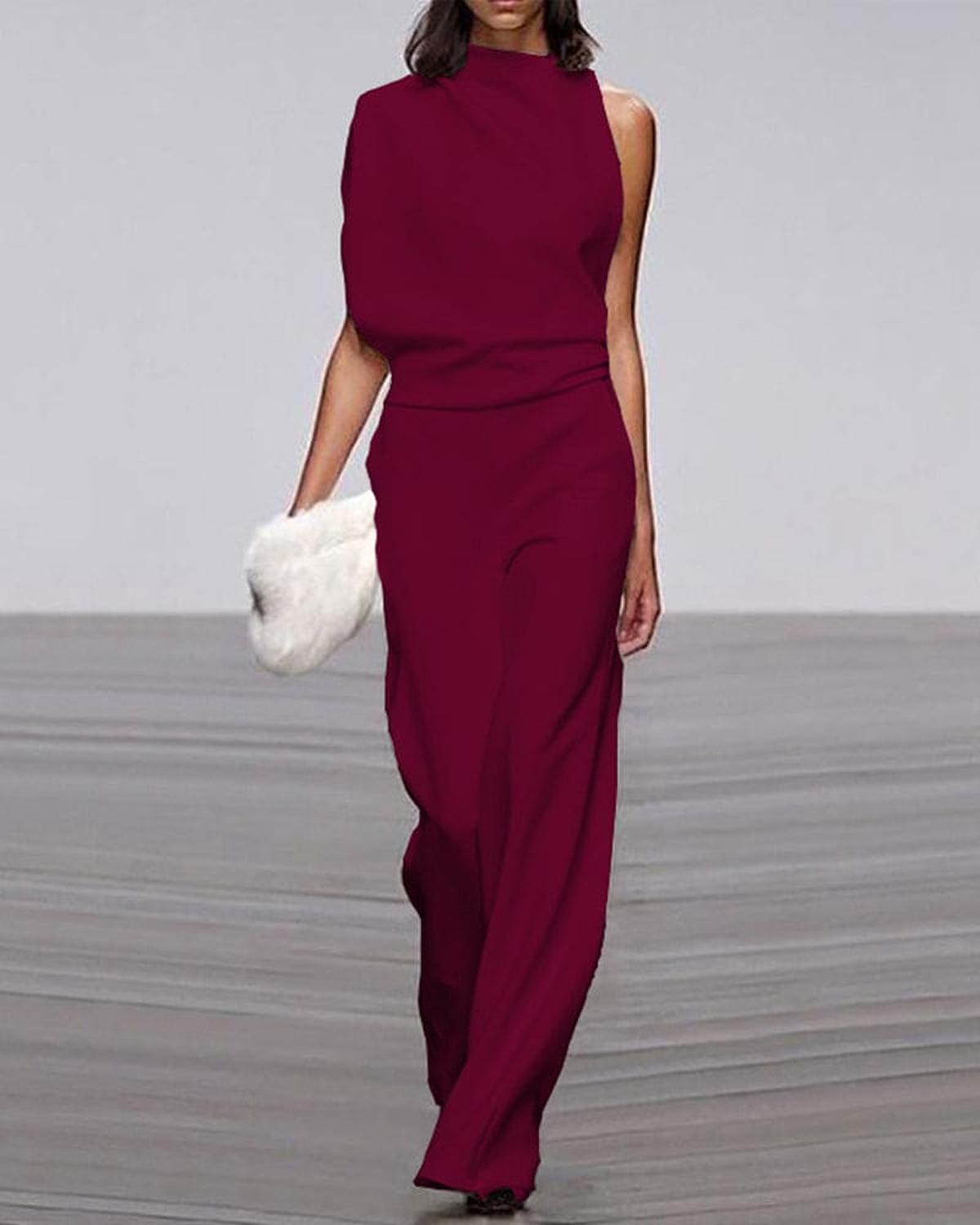 Hosenanzug Damen elegant bequem weiter Bein