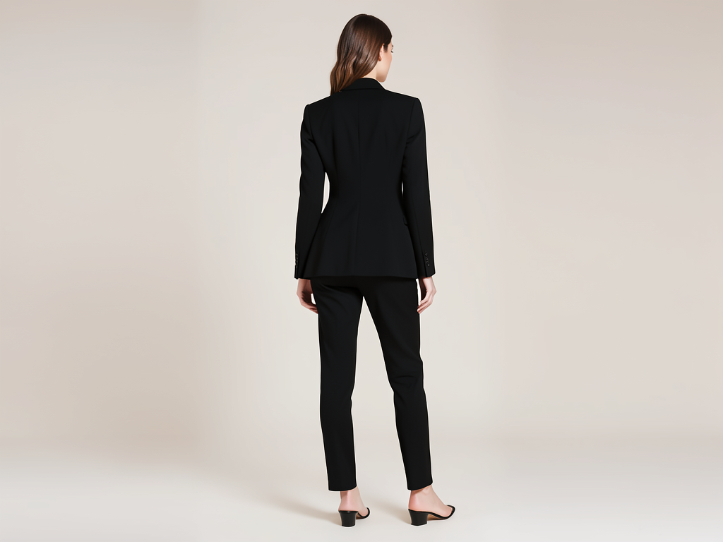 Damen Blazer Schwarz Slim Fit - Kleidge