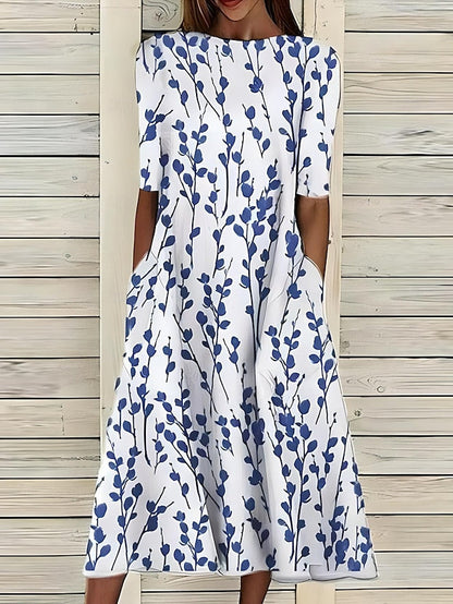 Sommerkleid Damen luftig midi Strandkleid