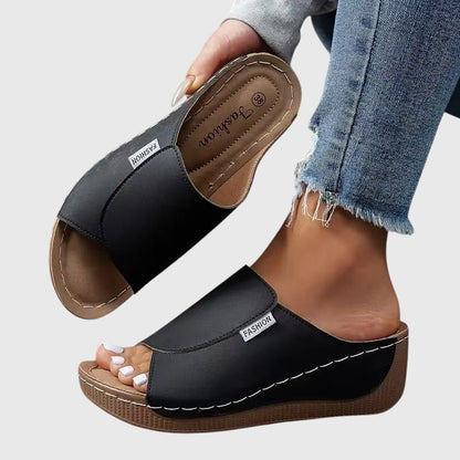 Plateau Sandalen bequem schicke Sommerschuhe