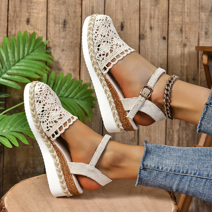Damen Sandalen stilvoll bequem Sommerschuhe elegant