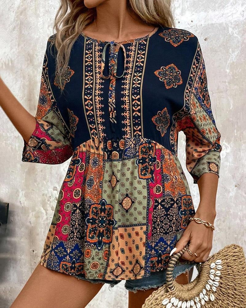 Blusen Damen Marineblau