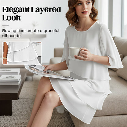 Sommerkleid Damen leicht luftig elegante Strandmode