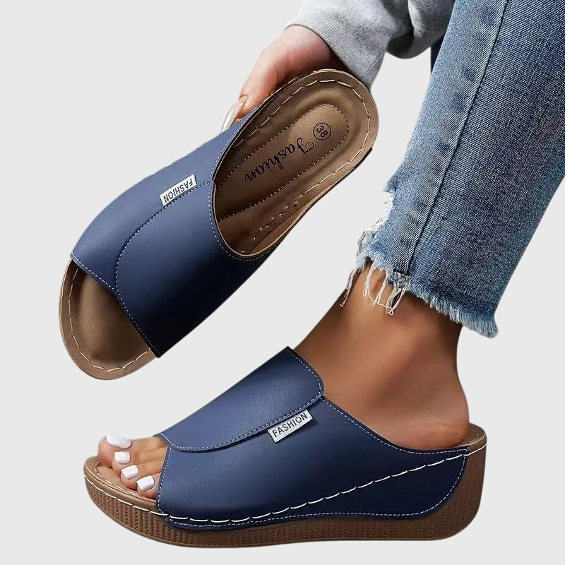 Plateau Sandalen bequem schicke Sommerschuhe