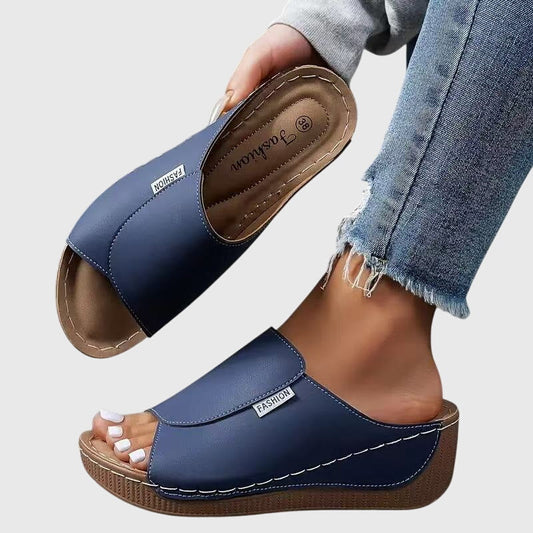 Plateau Sandalen bequem schicke Sommerschuhe